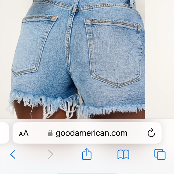 Good American diamond bombshell shorts size 31 - Picture 2 of 8